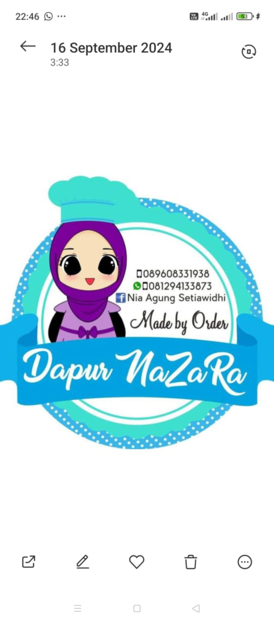 Toko Kue Dapur Nazara