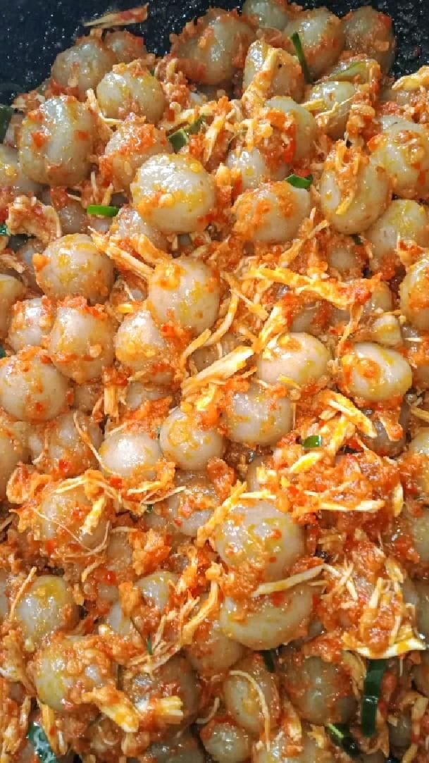 cilok ayam suwir