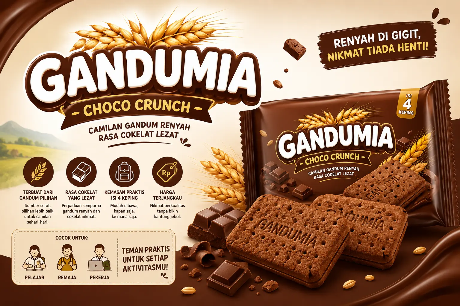 Gandumia Choco Crunch