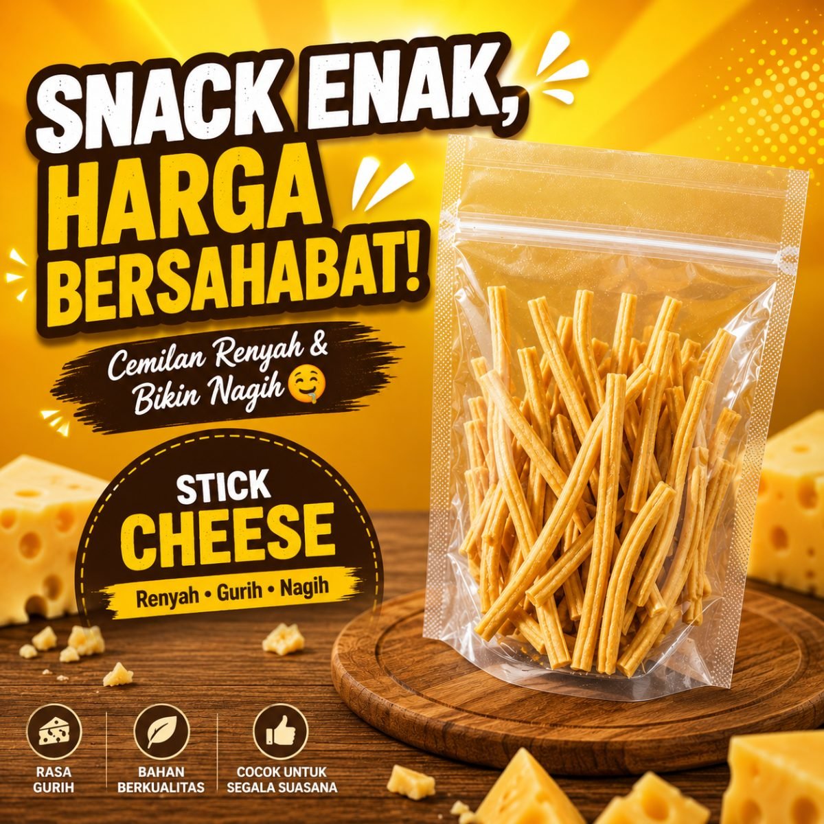 Stick Crunchy Keju