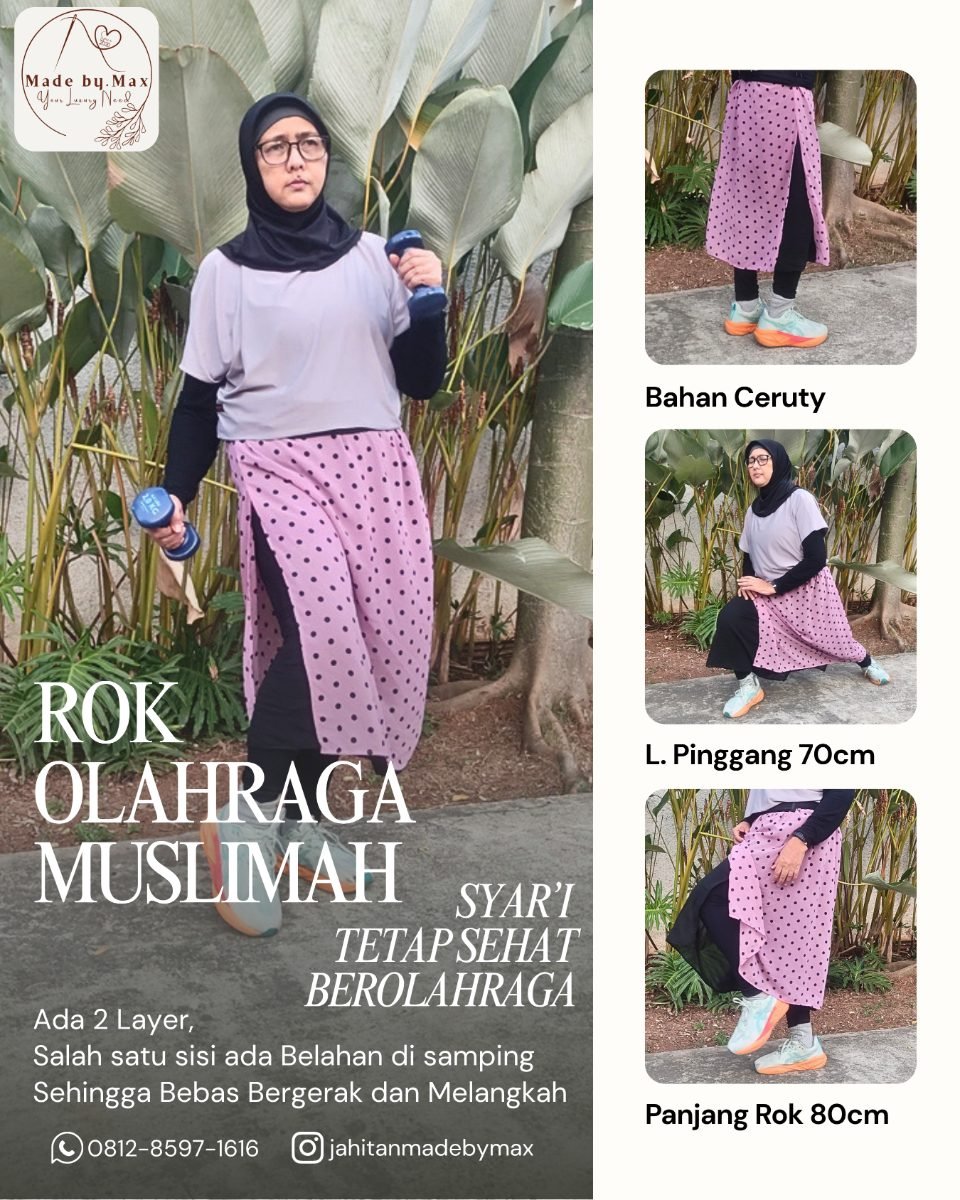 Rok Polka-Purple
