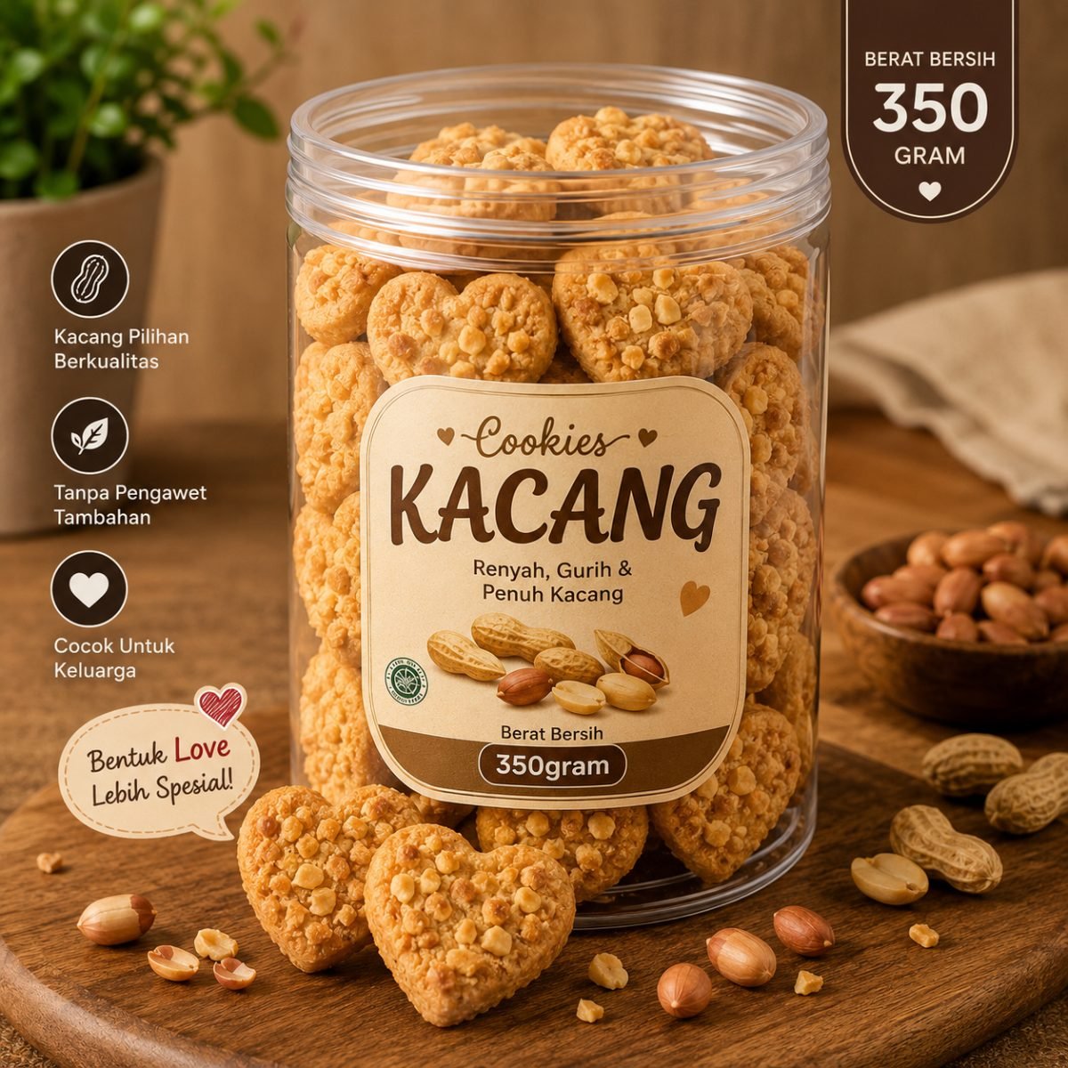 Cookies kacang