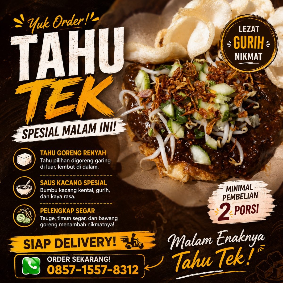 Tahu Tek Telur Surabaya