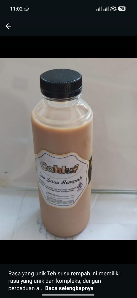 Minuman Teh Susu Rempah