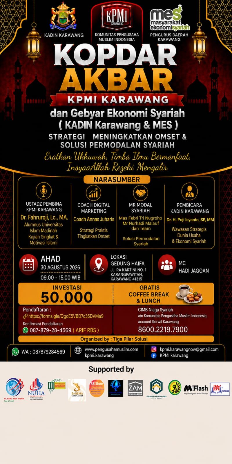 jasa mc di bekasi